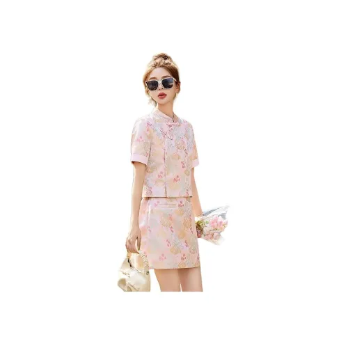 MJ Pink Women's Skirt Sets