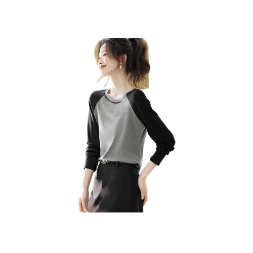 Mo Han Yi Mei Реглан с рукавом T-рубашка Женская