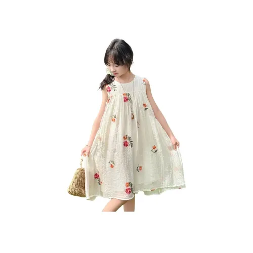 YOUYOUDIANXIA Белые Детские Платья