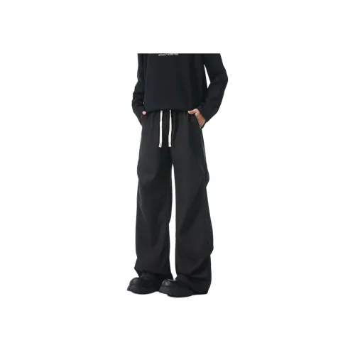 KUKESEN Черные Унисекс Повседневные Брюки