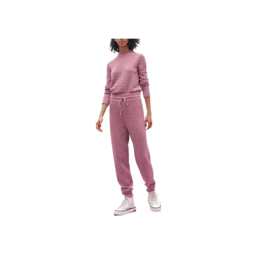 HERMES Розовые Женские Вязаные Спортивные Брюки