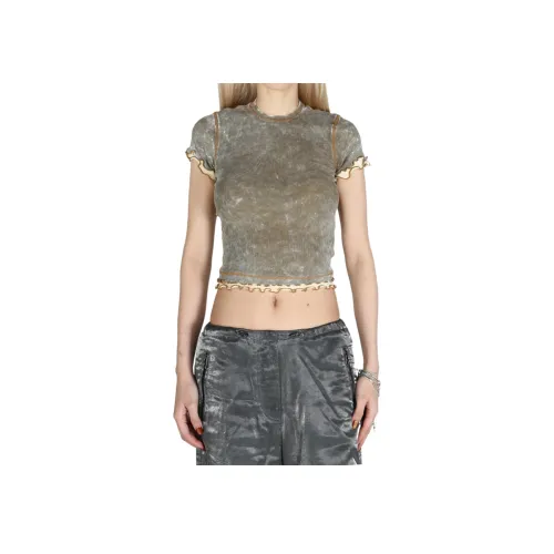 DIESEL Серые Женские Футболки