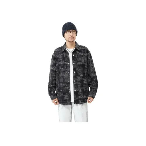 MR.MUDI Черный Унисекс Рубашки