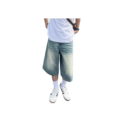 FOREVER 21 Синие Унисекс Джинсовые Шорты