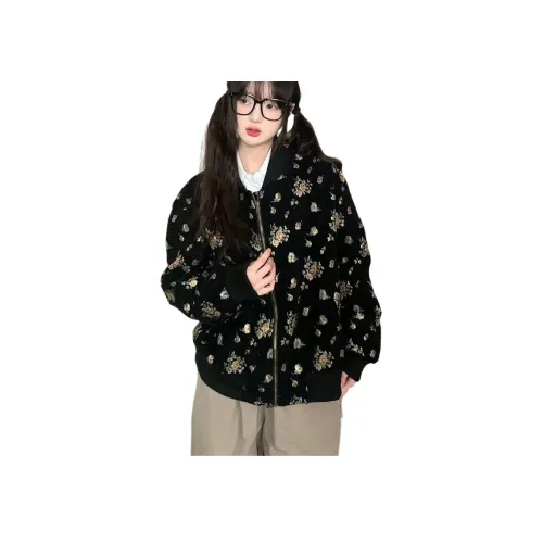 SIXUSICHOU Бейсбольная куртка Женская