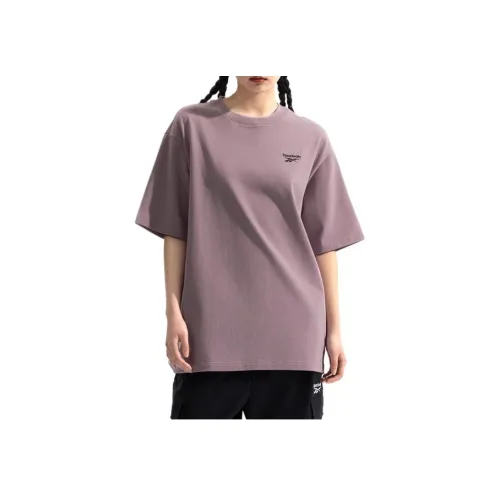 Reebok Серо-фиолетовые Унисекс Футболки