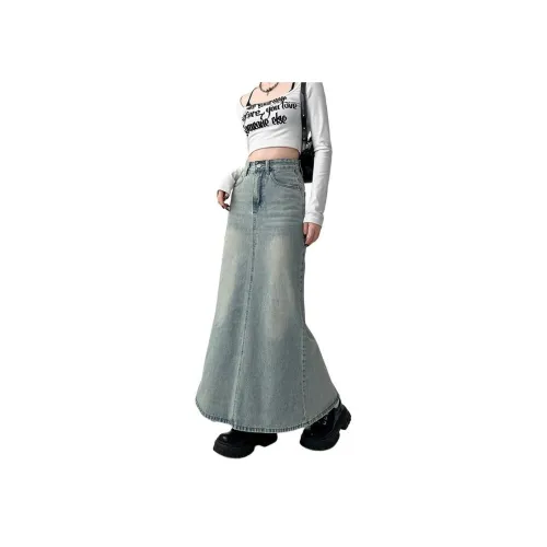 BEAR UNION Деним Длинный Юбка Женские