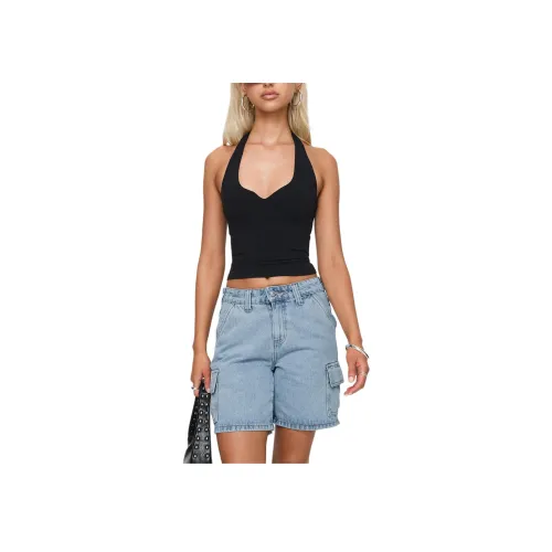 PRINCESS POLLY MIKA CARPENTER Джинсовые шорты Джинсовые шорты Женские Свет WASH Светлый цвет воды Wash