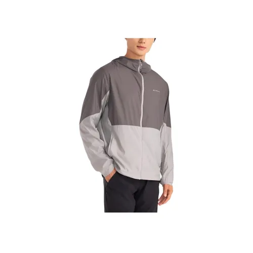 DECATHLON HELIUM 500 Куртки и Пальто Мужской Темный дымчатый серый Светлый дымчатый серый