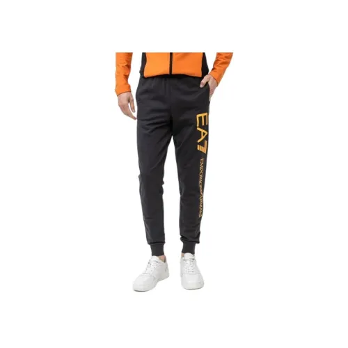 EMPORIO ARMANI EA7 Черные Мужские Спортивные Брюки