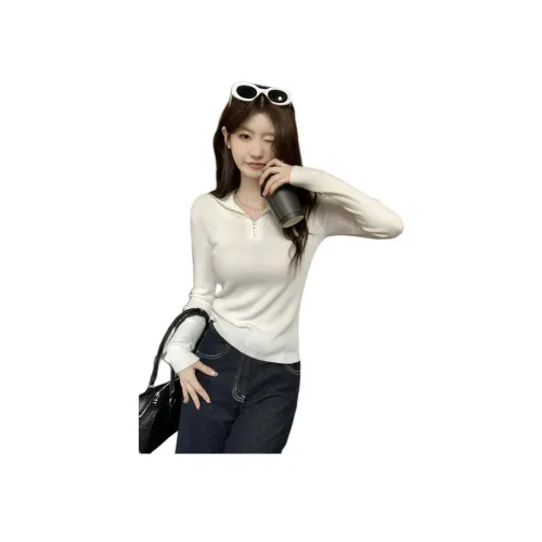 ZCDECO Белый Женский Трикотаж