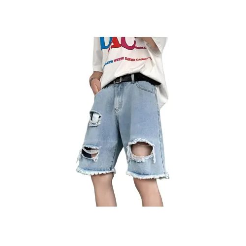 EMINU Мужские Джинсовые Шорты