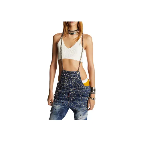 DSQUARED 2 Топ на бретелях Женский Белый