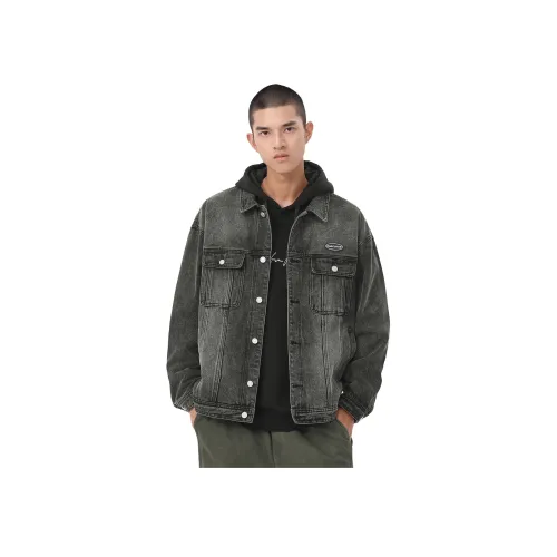 Madcloud Деним/Деним Черный Мужские Джинсовые Куртки