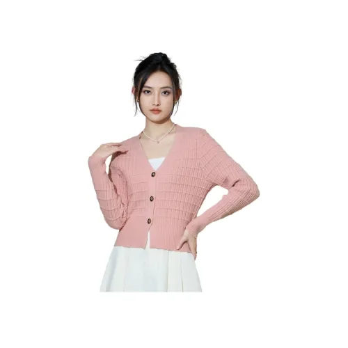 SMEN Розовый Женский Трикотаж