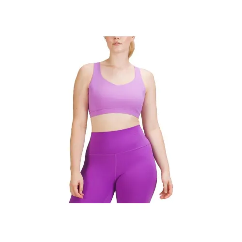 lululemon Free To Be Serene Спортивное белье Женское Фиолетовый с принтом