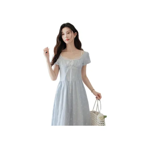 AFGGD Короткий рукав Платье Женское