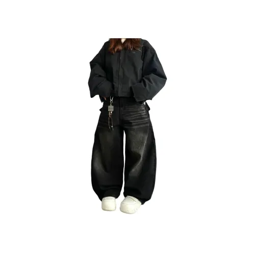 SINKACME Черные Унисекс Джинсы