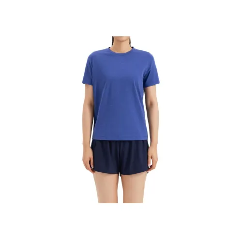 DECATHLON Стандартная футболка женская серый сланцевый синий