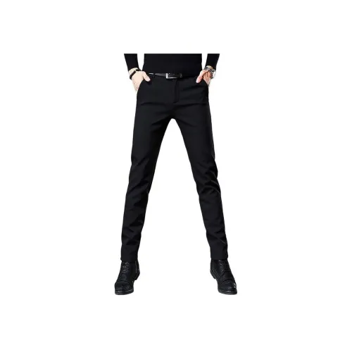 Trendy Shopkeeper Тонкие Зауженные Брюки Эластичные Повседневные Брюки Мужские