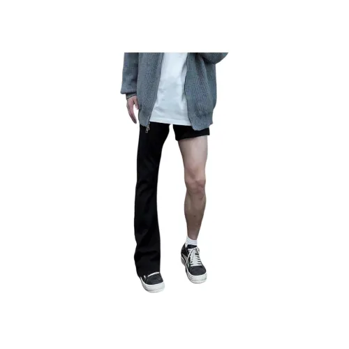 XUBAIHUO Черные Унисекс Джинсы