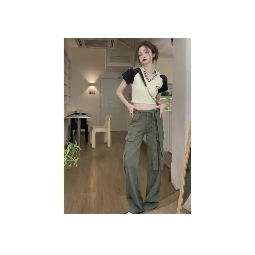 YINLEI Абрикос Женские Поло