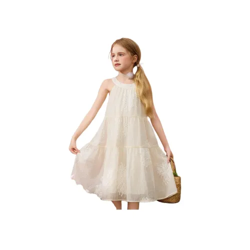 ASK Бежевые Платья для Детей