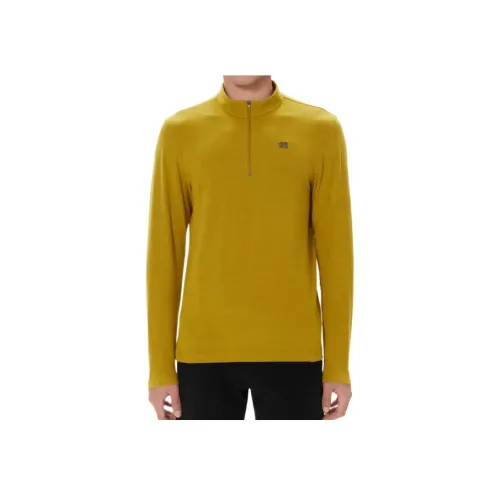 KOLON SPORT T-Рубашка Мужская Горчично-Желтая