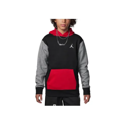 Джордан Свитшот MJ Brooklyn FW24 Черный Красный Подростки