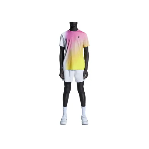 On Court White | Lime Men's T-Shirts