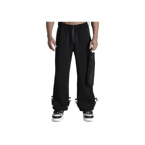 NORVINCY Western Outdoor Tactical Black Warrior Casual Pants Unisex