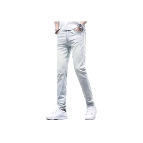 CHENYING Светло-синие мужские джинсы