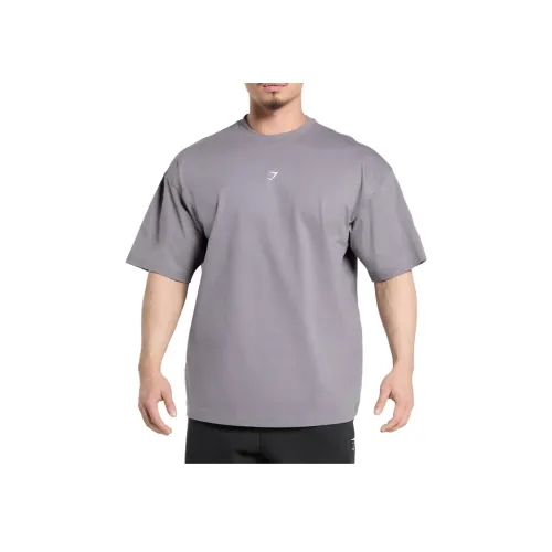 GYMSHARK Фиолетовый Мужской T-Рубашки