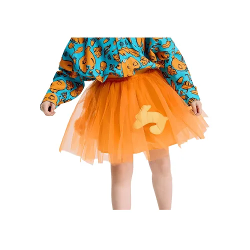 Woobaby Юбка SS25 Карандаш Апельсин Дети Возраст 3-7 лет