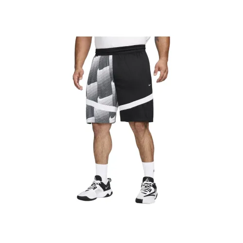 nike Dri Fit Icon Баскетбольные шорты Мужские Черный Белый