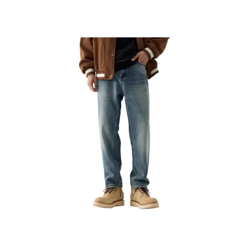 SONGS ALONG Джинсы Мужские 51° Синий