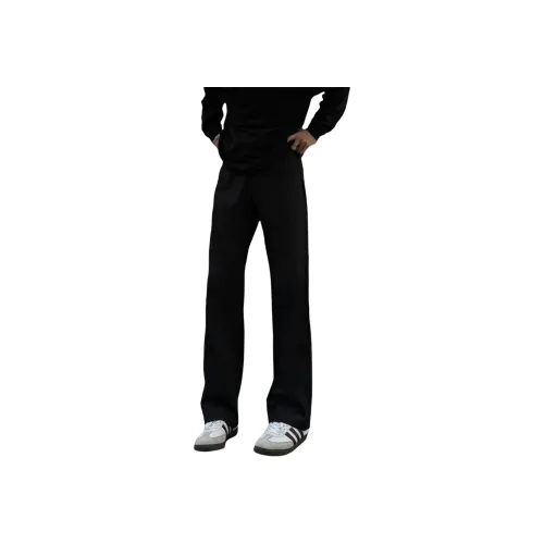 XUBAIHUO Черные унисекс костюмные брюки