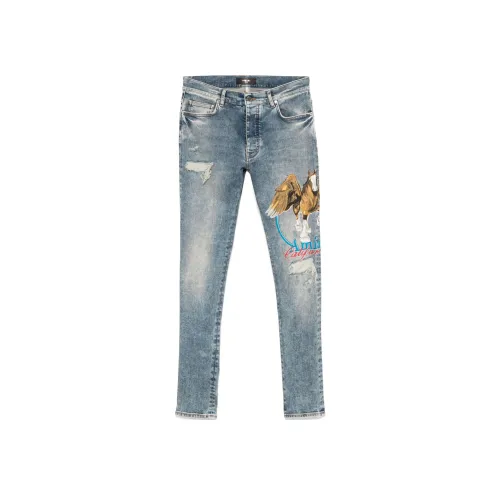 AMIRI Men's Blue Jeans AMIRI Мужские синие джинсы