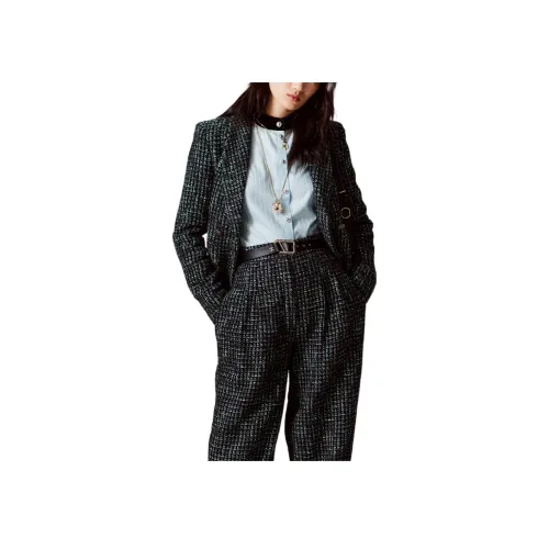 CHANEL FW22 Куртки и пальто Женские Черный