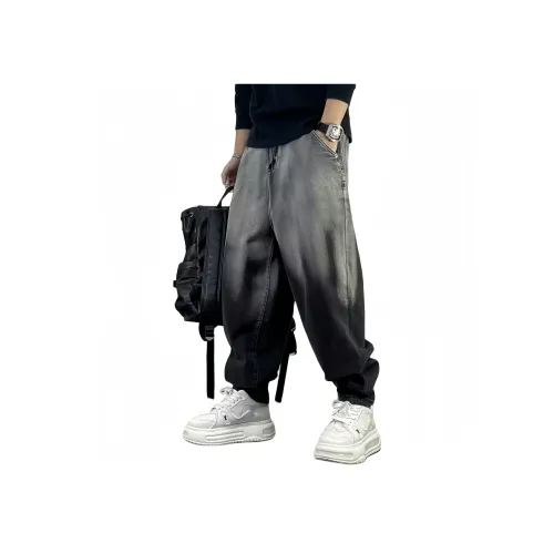 CAT'S PAW Черный Унисекс Джинсы