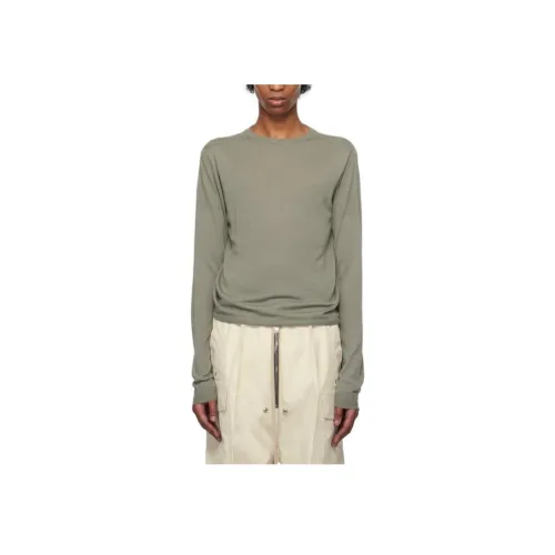 RICK OWENS совместный бренд Зеленый Мужской Свитеры