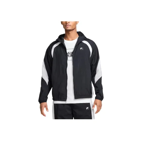 nike Ткани вязаные Air Куртки Пальто Мужской Черный