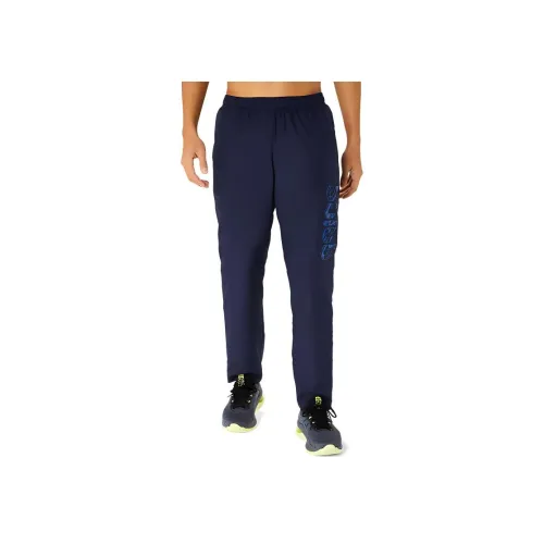 Asics Hex Graphic Tricot WINDBREAKER Брюки Повседневные брюки Мужской Midnight