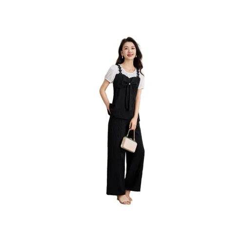 MEILANNI Черный Повседневные костюмы для женщин