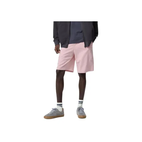 UNIQLO Повседневные шорты унисекс пастельно-розовые