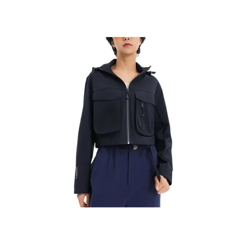 DECATHLON x Crop Куртки и Пальто Женские Черные