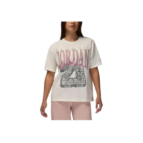 Джордан HeritageGRAPHIC T Рубашка T Рубашка Женская Белая