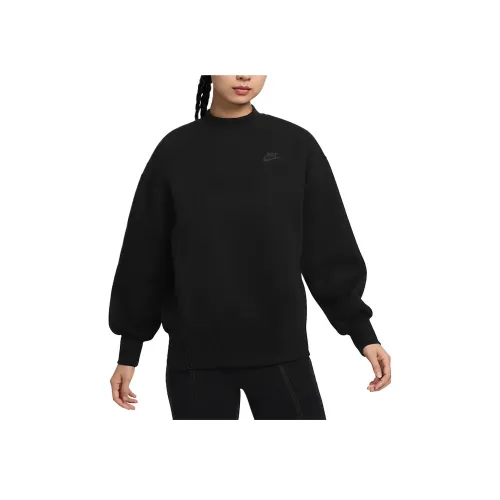 Nike Sportswear Tech Fleece Futura Свитшот Женские Черный Черный