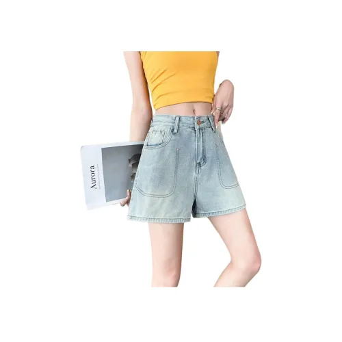 7 SEVFUN Светло-синий Женские Джинсовые Шорты