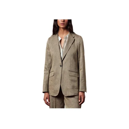 Massimo Alba SS24 Бизнес Костюм Пальто Женское Коричневое